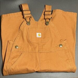 Carhartt Tan Bib Overalls